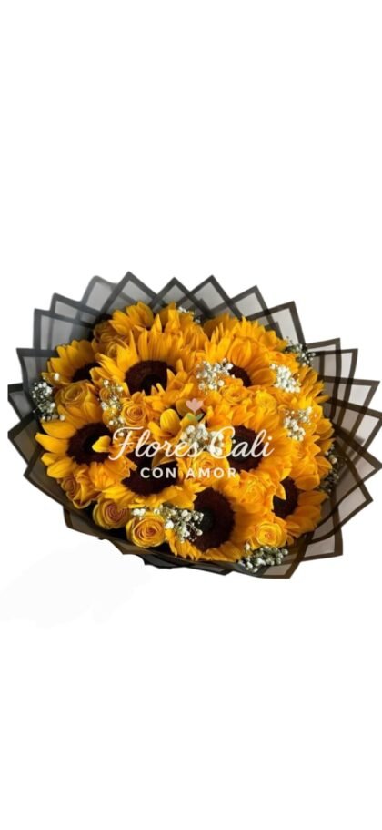 Buchón de Rosas y Girasoles 16