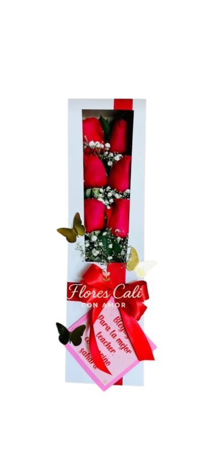 Caja de Rosas Rojas 24