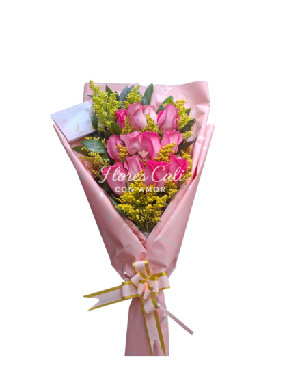 Buquet de rosas rosadas 51
