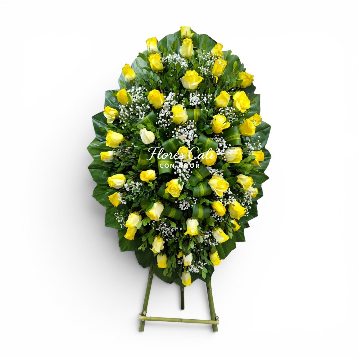 Arreglo Fúnebre de Rosas Amarillas 23